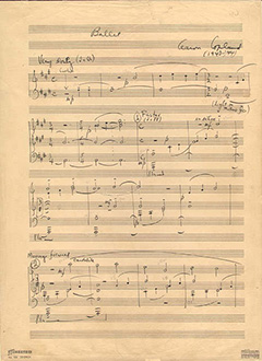 Appalacian Spring a ballet score by Aaron Copland