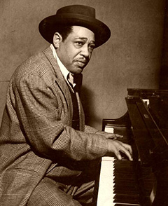 Duke Ellington at the piano